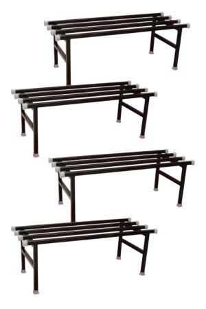 Pack of 4 Sturdy Metal Plant Stands – Durable, Rust-Proof & Weather-Resistant